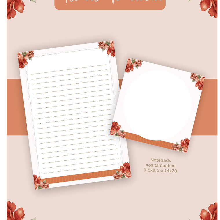 Arquivo Encadernação Coleção Floral Terracota 2026 - Pamella Vieira 2