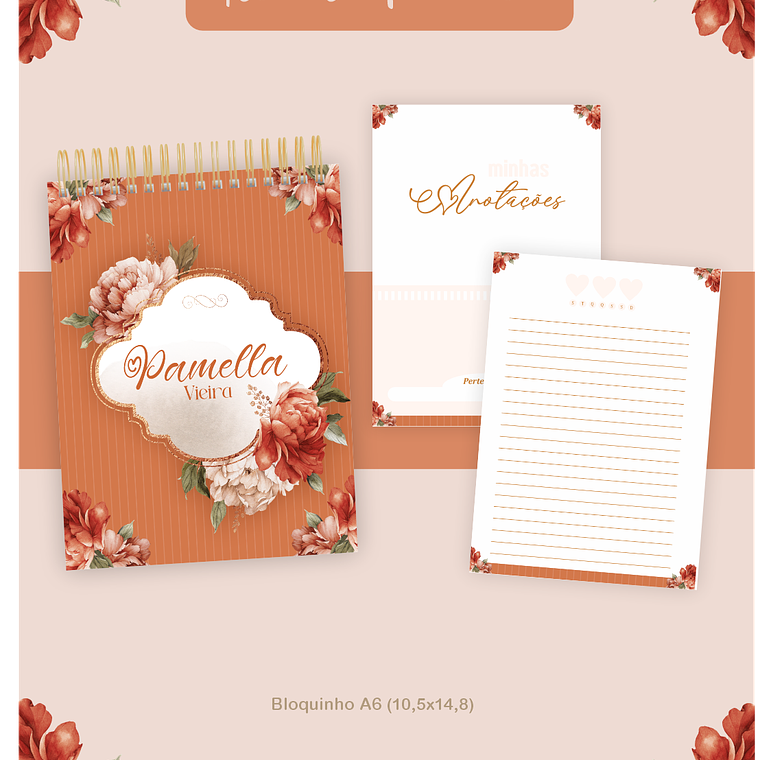 Arquivo Encadernação Coleção Floral Terracota 2026 - Pamella Vieira 6