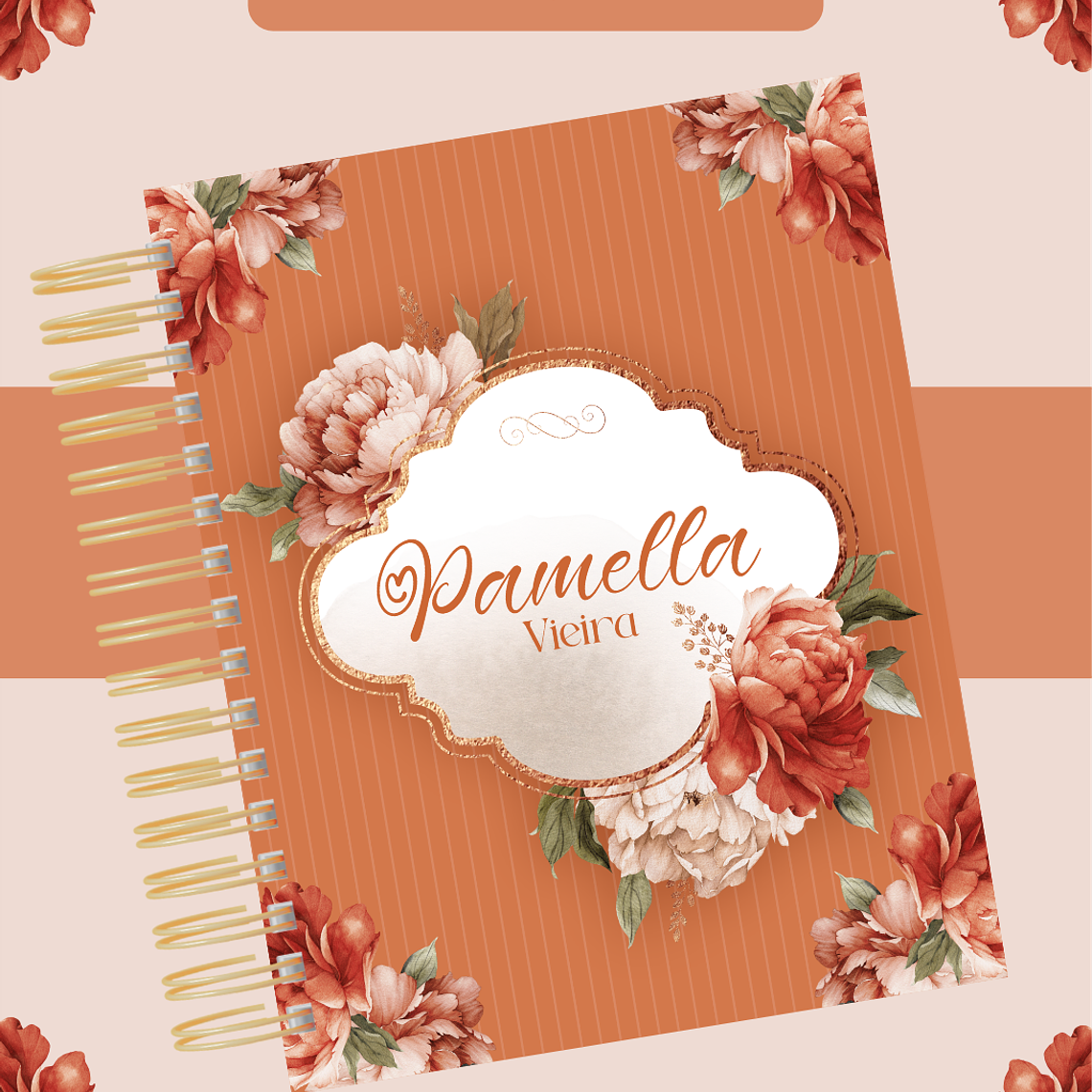 Arquivo Encadernação Coleção Floral Terracota 2026 - Pamella Vieira 7
