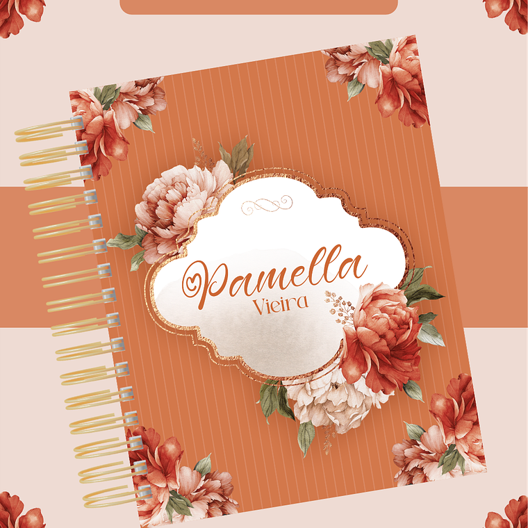 Arquivo Encadernação Coleção Floral Terracota 2026 - Pamella Vieira 7