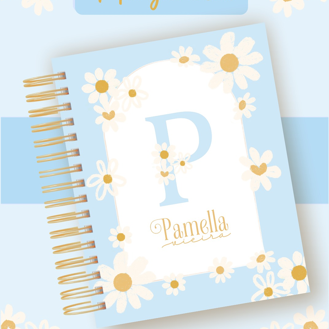 Arquivo Encadernação Coleção Margaridas 2026 - Pamella Vieira 2