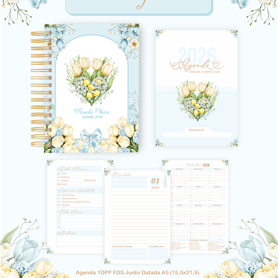 Arquivo Encadernação Coleção Tulipas 2026 - Pamella Vieira 2