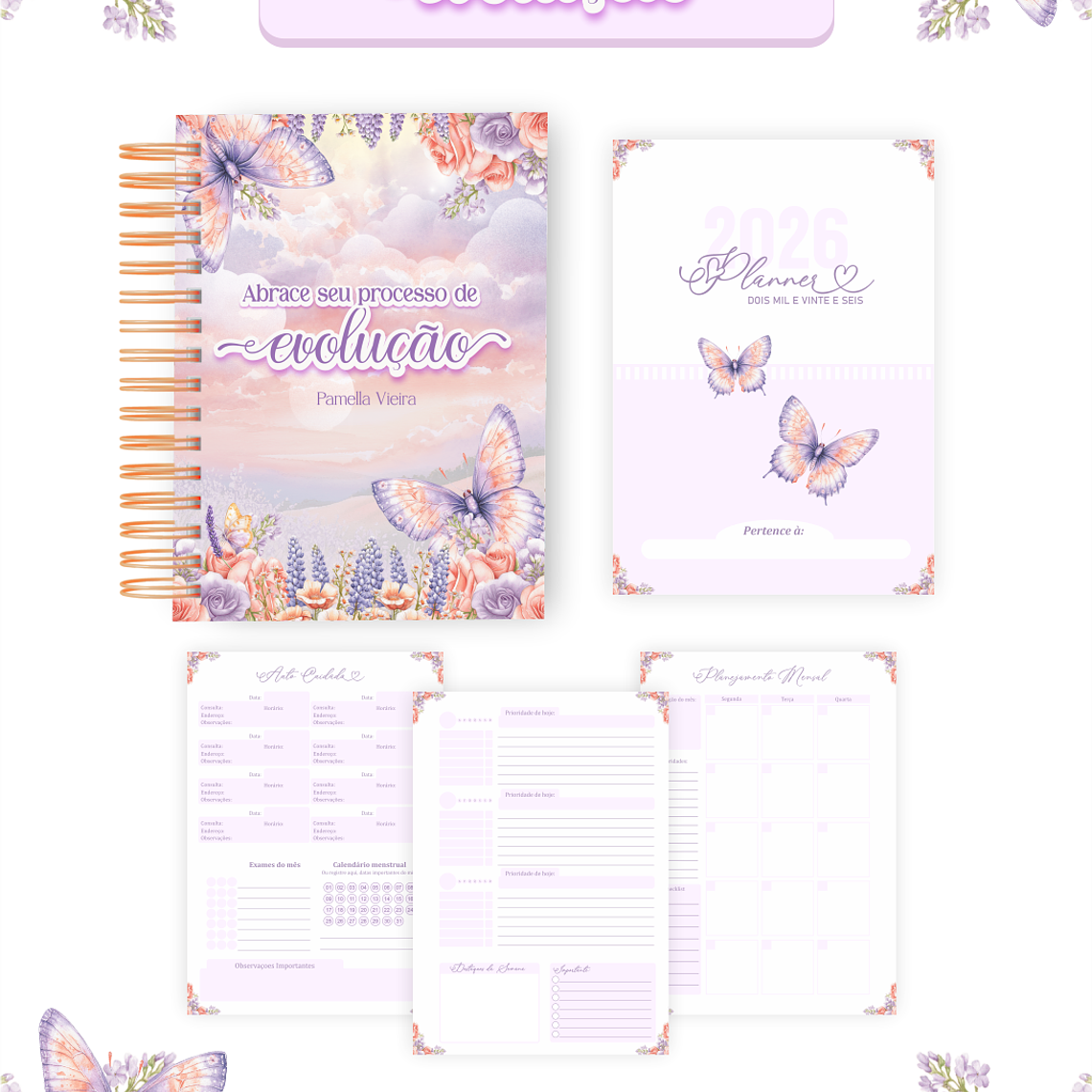 Arquivo Encadernação Coleção Evolução 2026 - Pamella Vieira 6