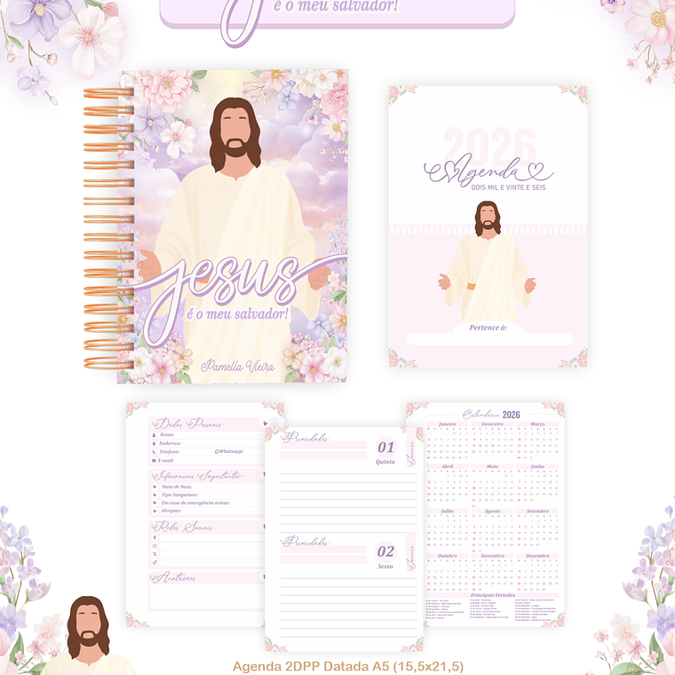 Arquivo Encadernação Coleção Jesus 2026 - Pamella Vieira 5