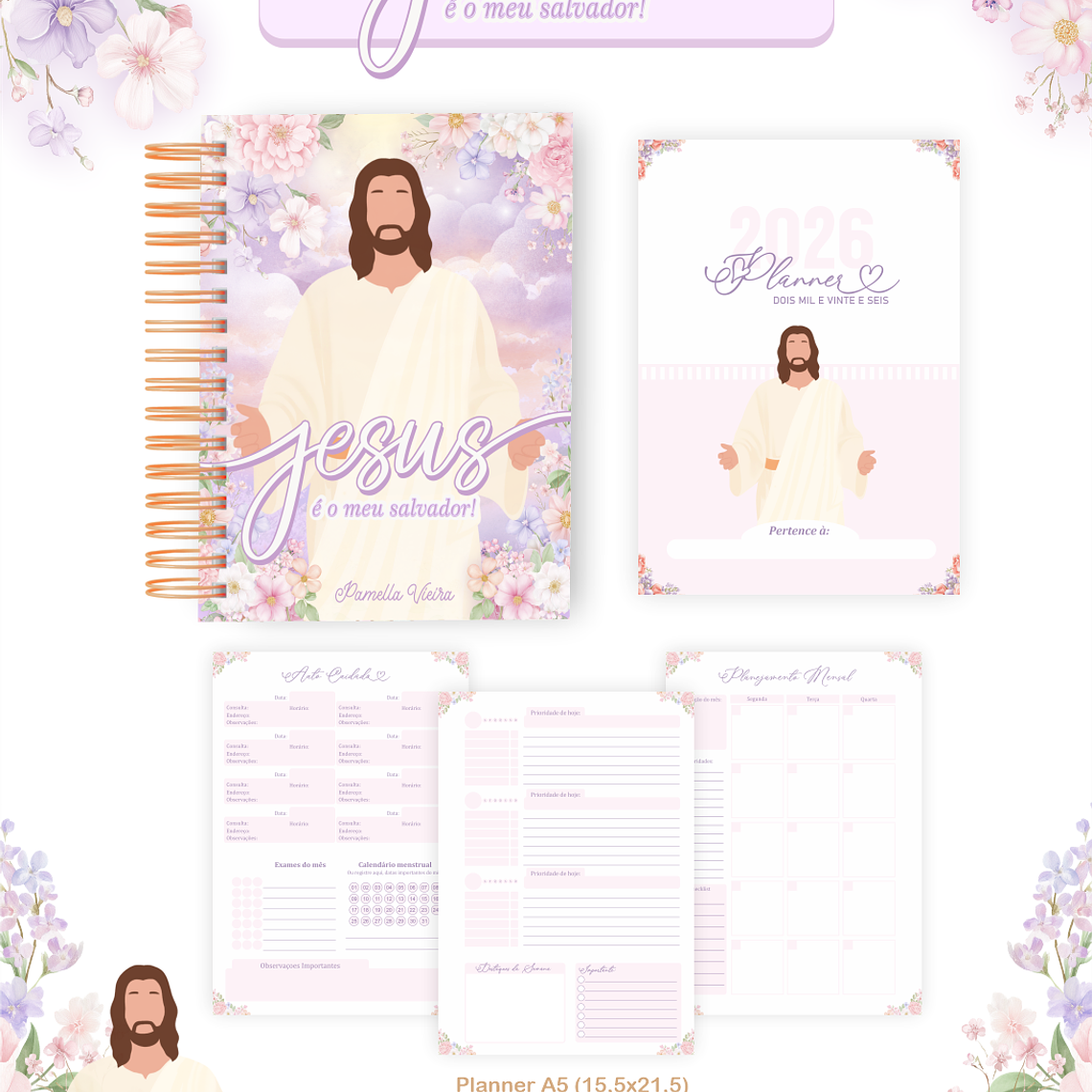 Arquivo Encadernação Coleção Jesus 2026 - Pamella Vieira 6