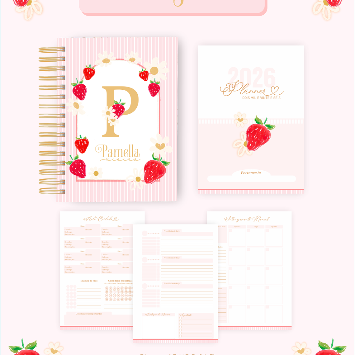 Arquivo Encadernação Coleção Moranguinho 2026 - Pamella Vieira 2
