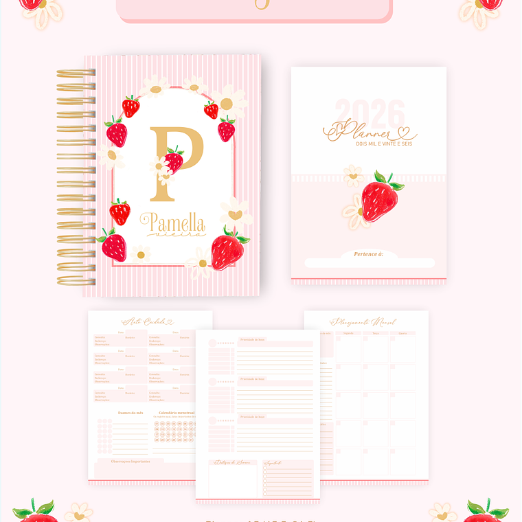 Arquivo Encadernação Coleção Moranguinho 2026 - Pamella Vieira 2