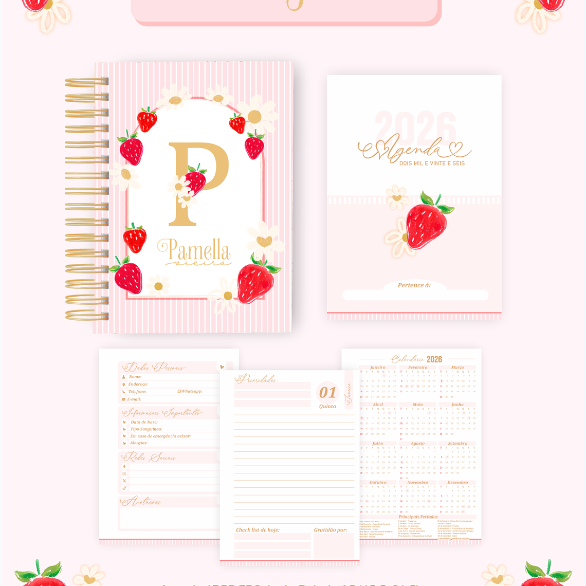 Arquivo Encadernação Coleção Moranguinho 2026 - Pamella Vieira 4