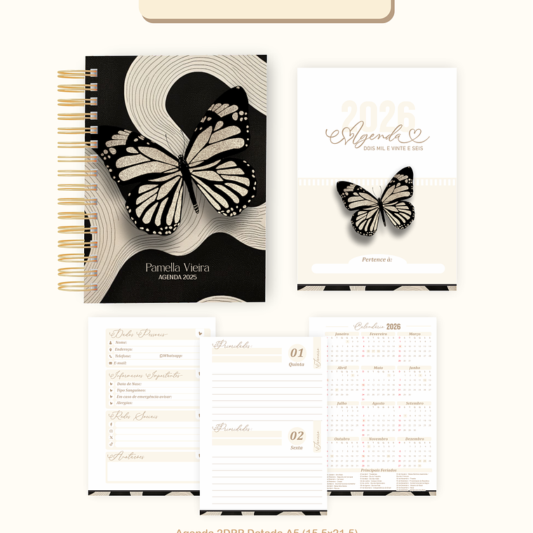 Arquivo Encadernação Coleção Borboletas 2026 - Pamella Vieira 3
