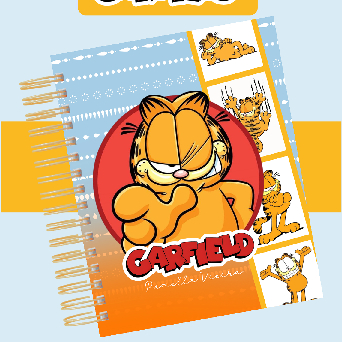 Arquivo Encadernação Coleção Garfield 2026 - Pamella Vieira 2