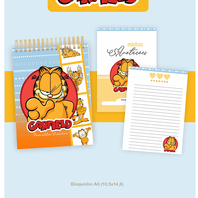 Arquivo Encadernação Coleção Garfield 2026 - Pamella Vieira 6