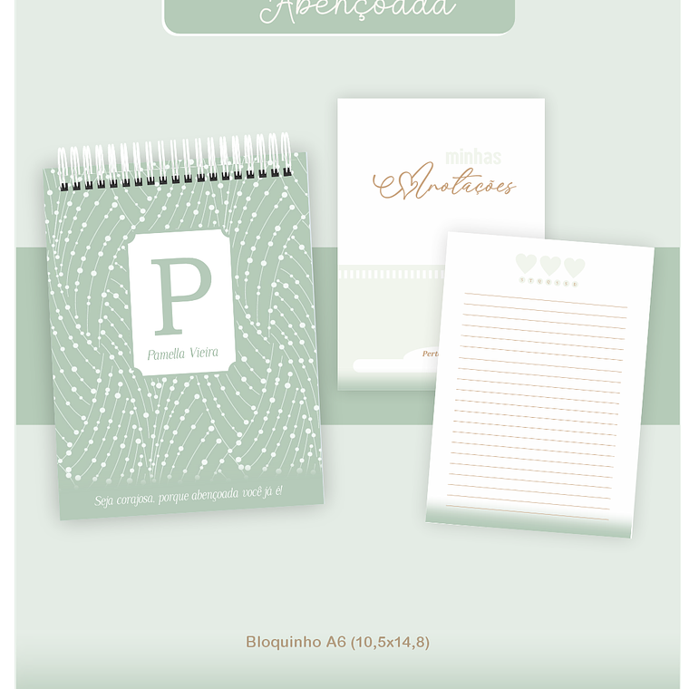 Arquivo Encadernação Coleção Simplesmente Abençoada 2026 - Pamella Vieira 6