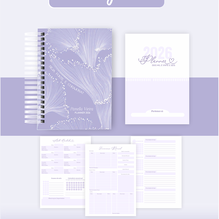 Arquivo Encadernação Coleção Corajosa 2026 - Pamella Vieira 4