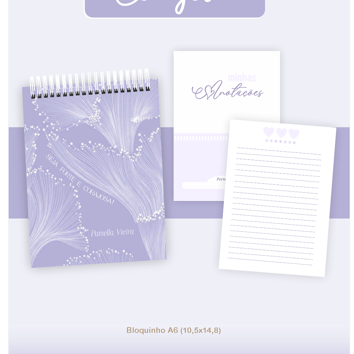 Arquivo Encadernação Coleção Corajosa 2026 - Pamella Vieira 6