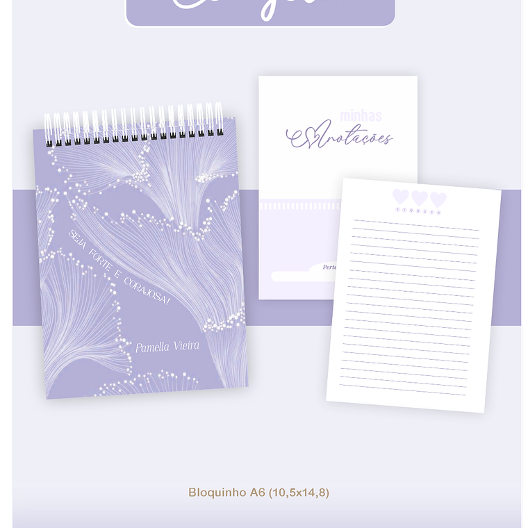 Arquivo Encadernação Coleção Corajosa 2026 - Pamella Vieira 6