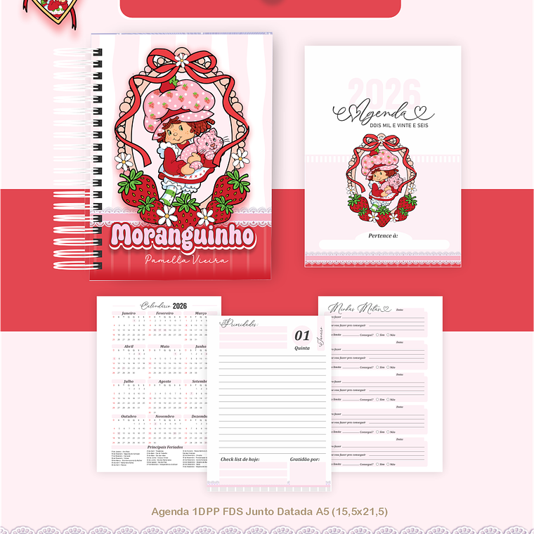 Arquivo Encadernação Coleção Moranguinho 2026 - Pamella Vieira 3