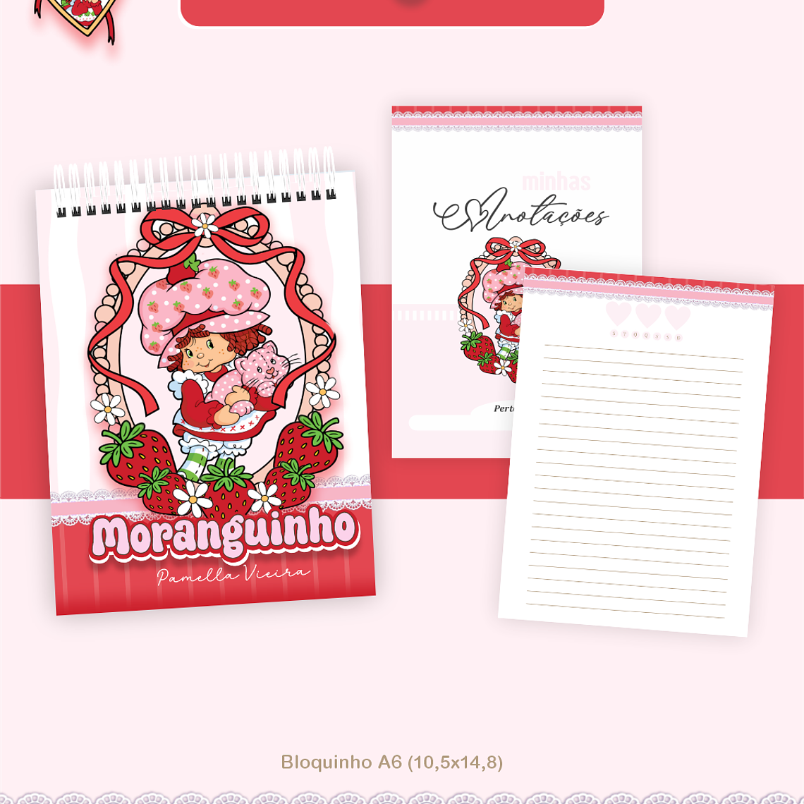 Arquivo Encadernação Coleção Moranguinho 2026 - Pamella Vieira 5