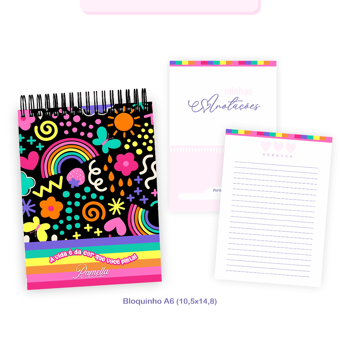 Arquivo Encadernação Coleção Colorful 2026 - Pamella Vieira 6