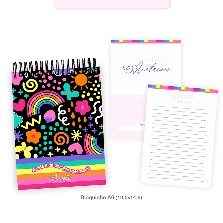 Arquivo Encadernação Coleção Colorful 2026 - Pamella Vieira 6