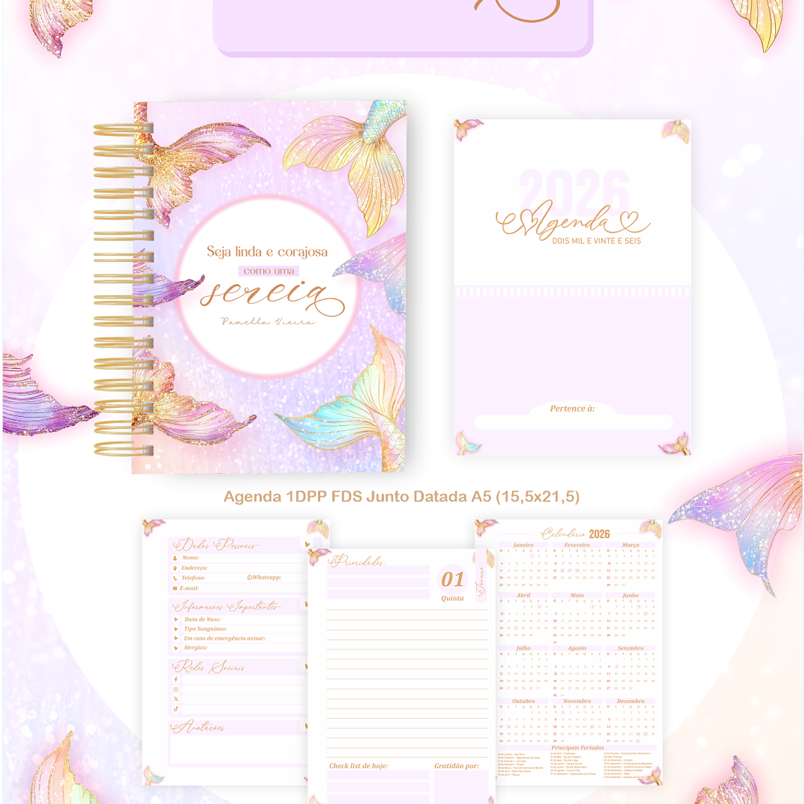 Arquivo Encadernação Coleção Sereia 2026 - Pamella Vieira 2