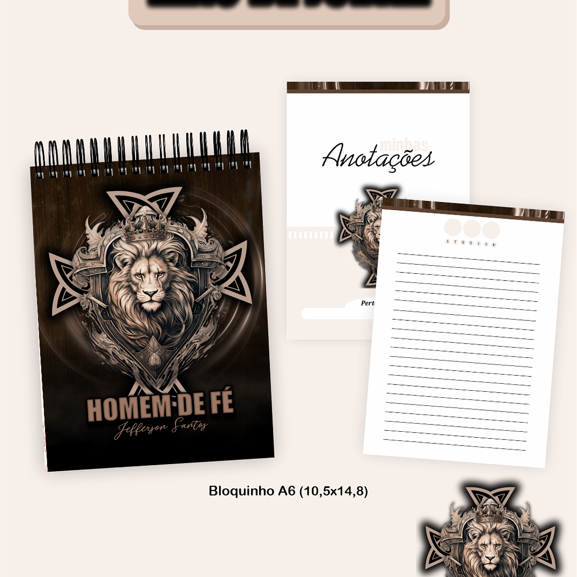 Arquivo Encadernação Coleção Leão de Judah 2026 - Pamella Vieira 3