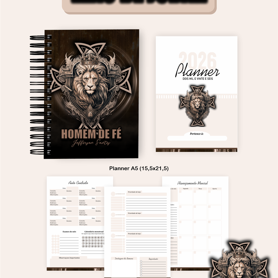 Arquivo Encadernação Coleção Leão de Judah 2026 - Pamella Vieira 5