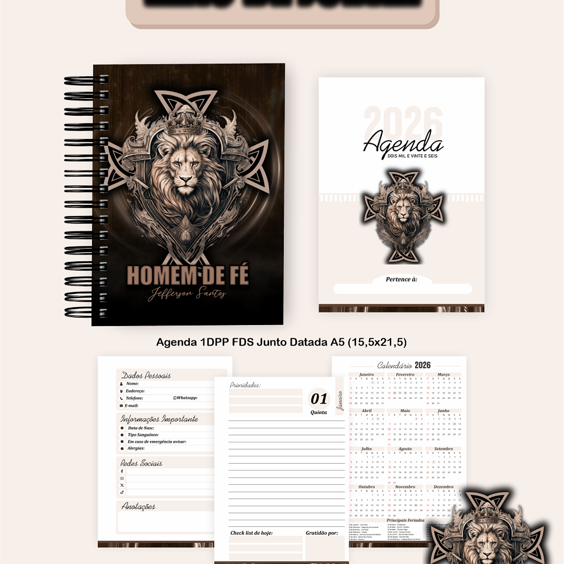 Arquivo Encadernação Coleção Leão de Judah 2026 - Pamella Vieira 7