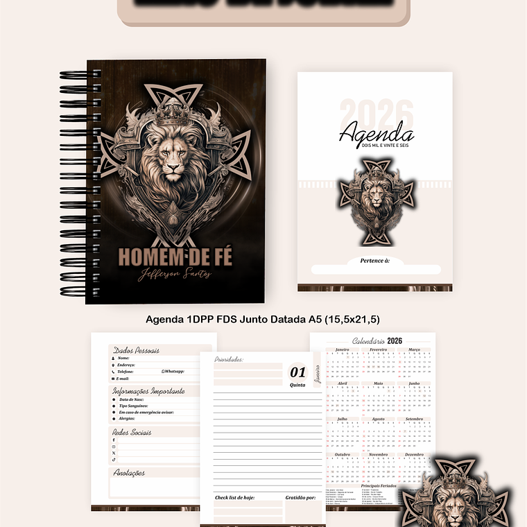 Arquivo Encadernação Coleção Leão de Judah 2026 - Pamella Vieira 7