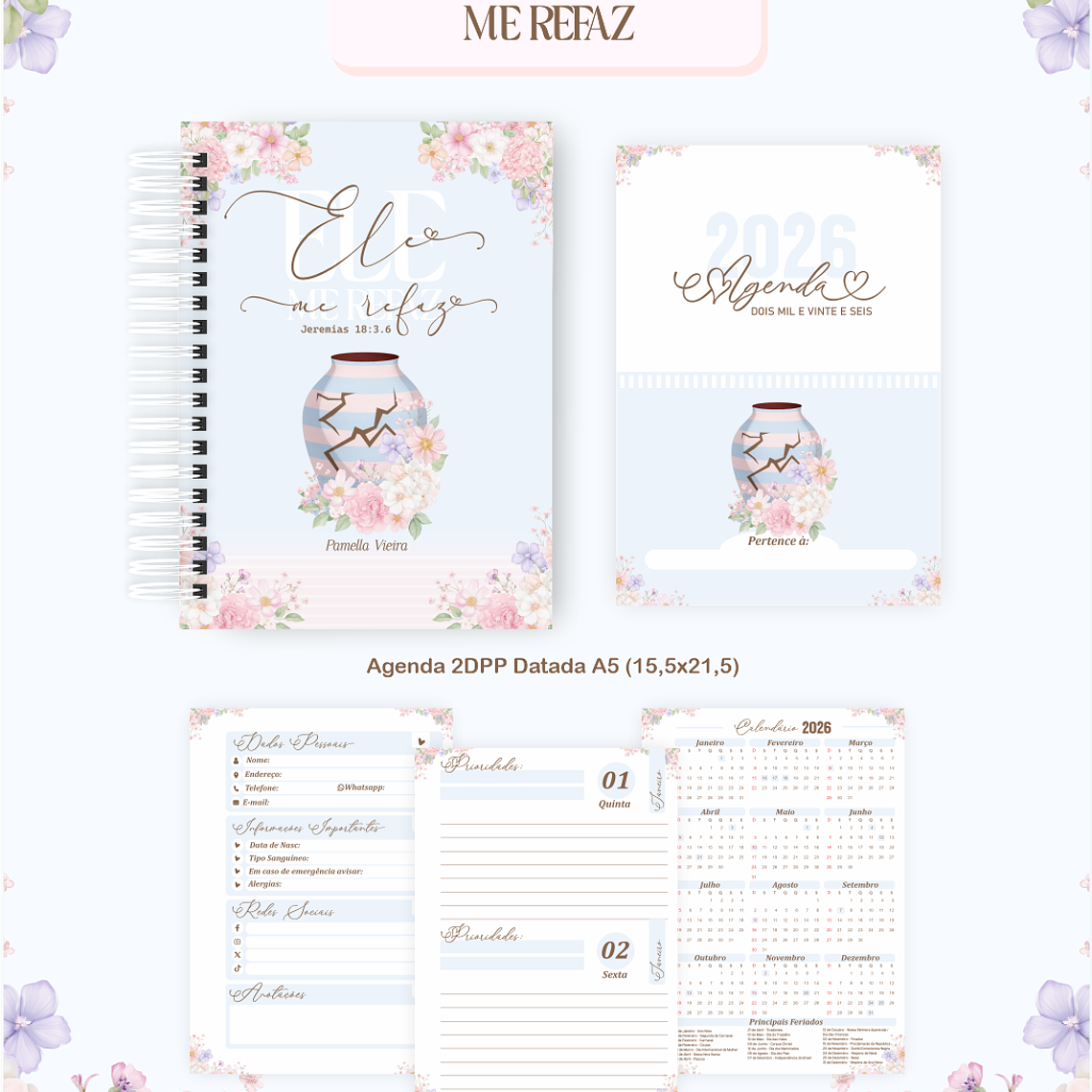 Arquivo Encadernação Coleção Ele Me Refaz 2026 - Pamella Vieira 4