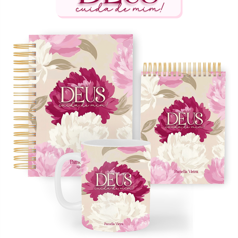 Arquivo Encadernação Coleção Deus Cuida de Mim 2026 - Pamella Vieira 1