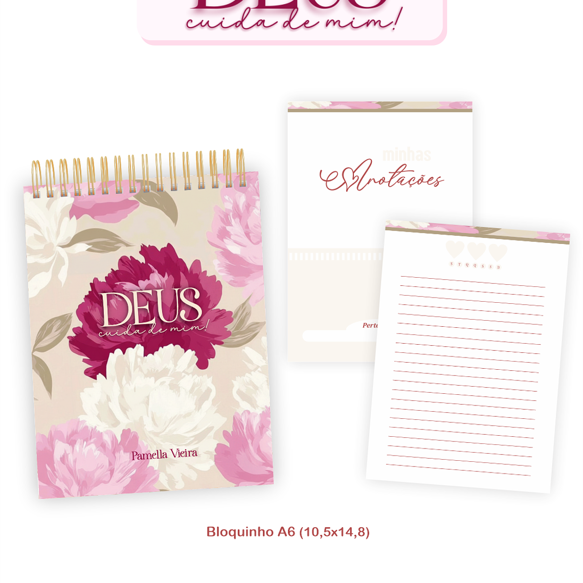 Arquivo Encadernação Coleção Deus Cuida de Mim 2026 - Pamella Vieira 7