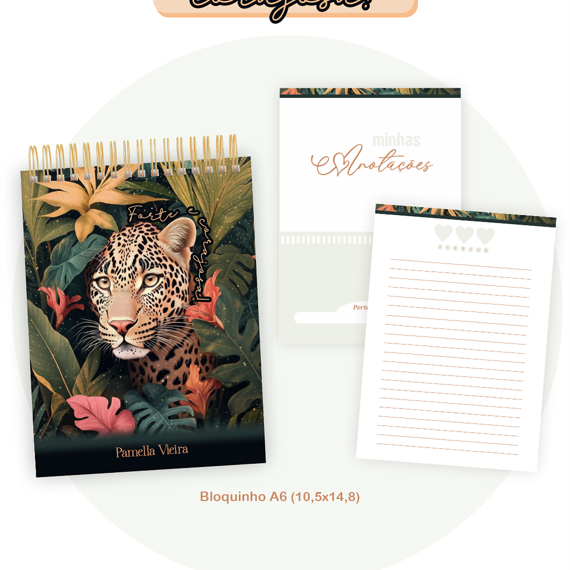 Arquivo Encadernação Coleção Forte e Corajosa 2026 - Pamella Vieira 5