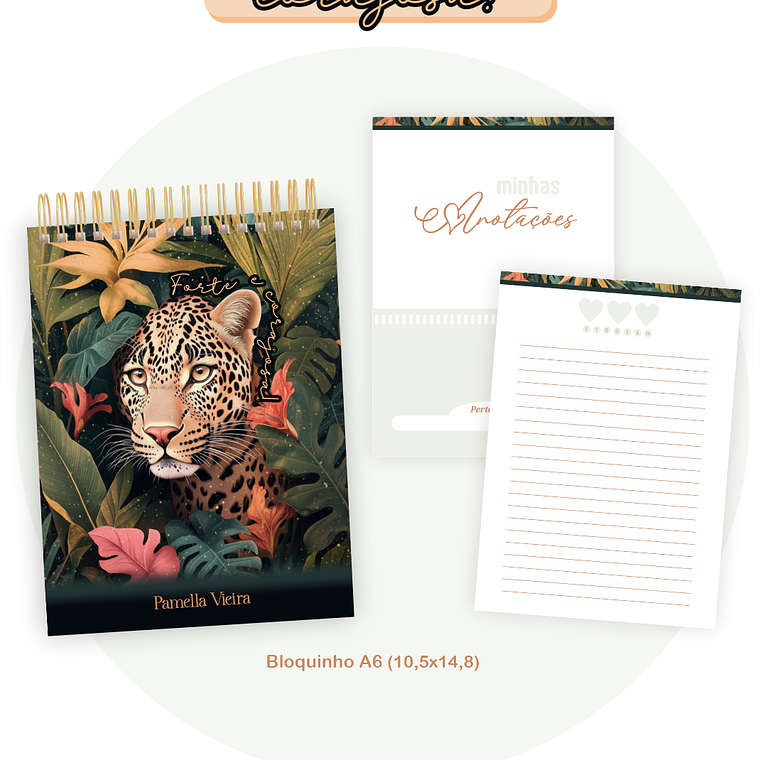 Arquivo Encadernação Coleção Forte e Corajosa 2026 - Pamella Vieira 5