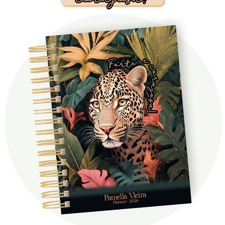 Arquivo Encadernação Coleção Forte e Corajosa 2026 - Pamella Vieira 6