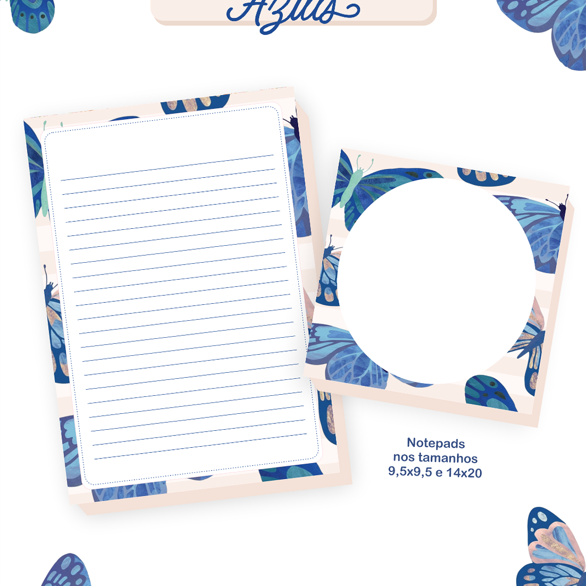 Arquivo Encadernação Coleção Borboletas Azuis 2026 - Pamella Vieira 2