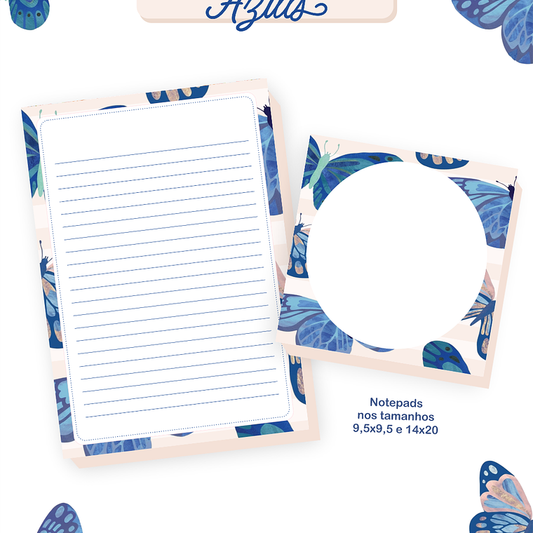 Arquivo Encadernação Coleção Borboletas Azuis 2026 - Pamella Vieira 2