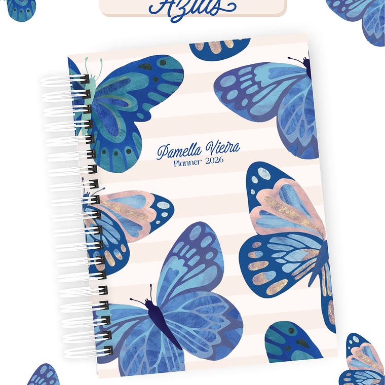 Arquivo Encadernação Coleção Borboletas Azuis 2026 - Pamella Vieira 7