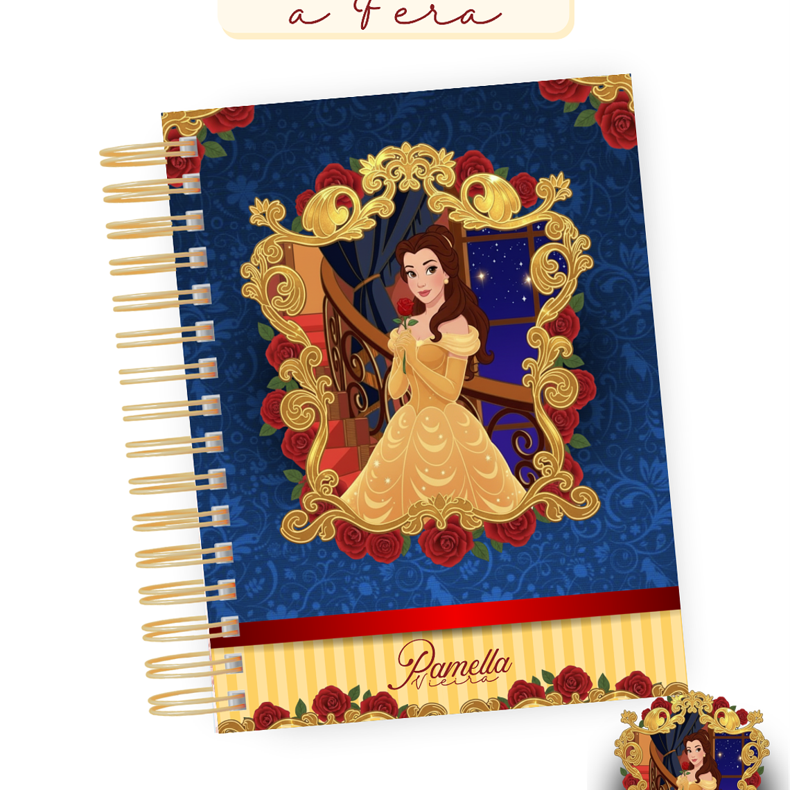 Arquivo Encadernação Coleção Bela e a Fera 2026 - Pamella Vieira 7