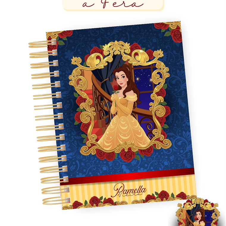 Arquivo Encadernação Coleção Bela e a Fera 2026 - Pamella Vieira 7