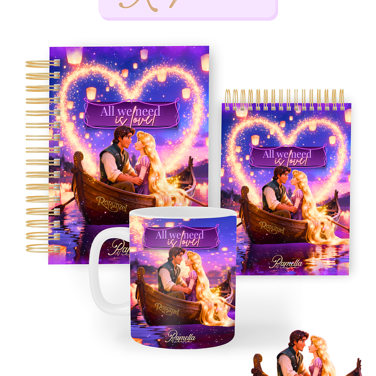 Arquivo Encadernação Coleção Rapunzel - Pamella Vieira 1