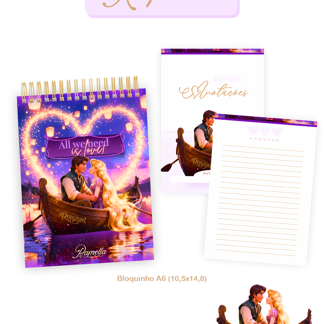 Arquivo Encadernação Coleção Rapunzel - Pamella Vieira 5