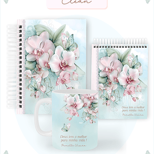 Arquivo Encadernação Orquídia Clean 2026 - Pamella Vieira