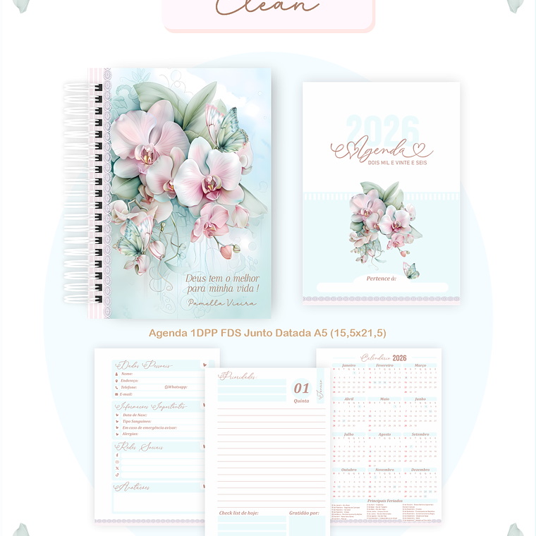 Arquivo Encadernação Orquídia Clean 2026 - Pamella Vieira 3