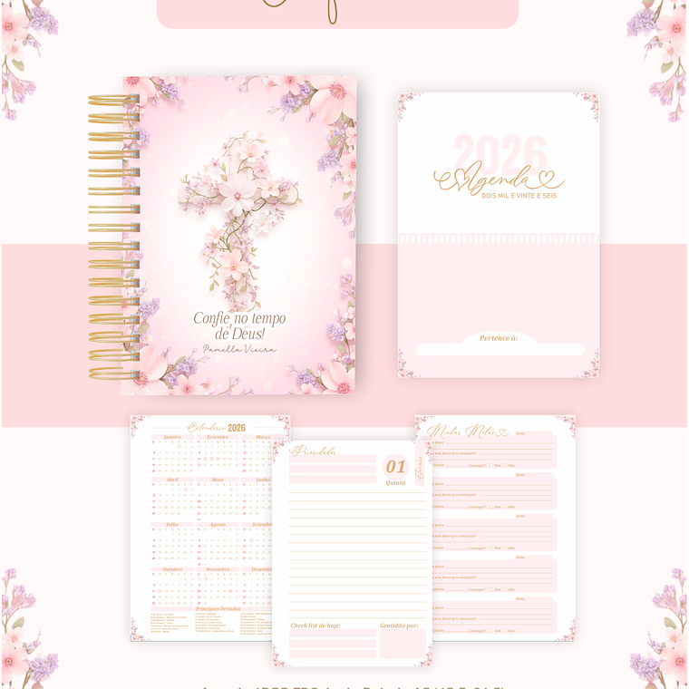 Arquivo Encadernação Coleção Florescendo e Confiando - Pamella Vieira 3