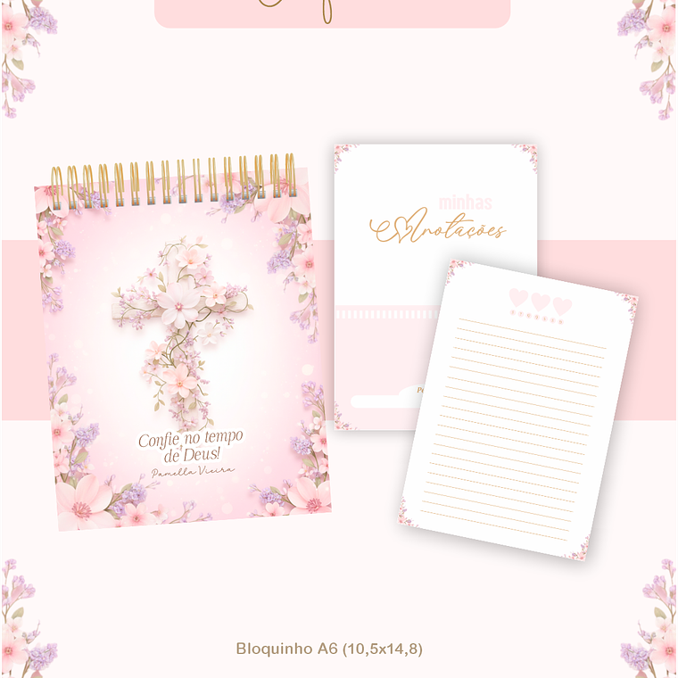 Arquivo Encadernação Coleção Florescendo e Confiando - Pamella Vieira 6