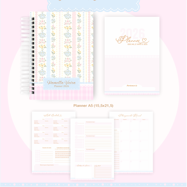 Arquivo Encadernação Coleção Floral e Delicada 2026 - Pamella Vieira 4