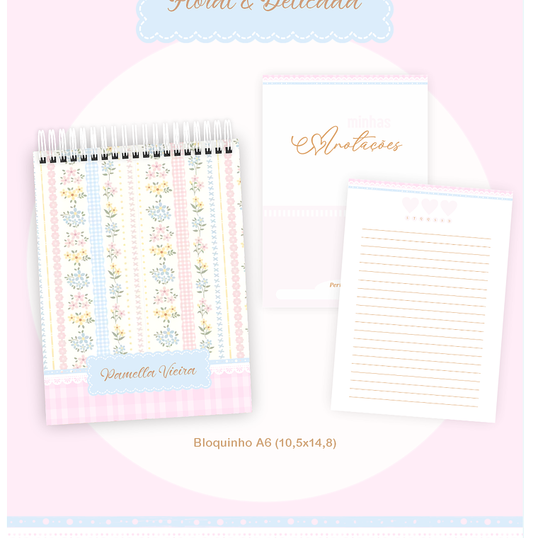 Arquivo Encadernação Coleção Floral e Delicada 2026 - Pamella Vieira 6