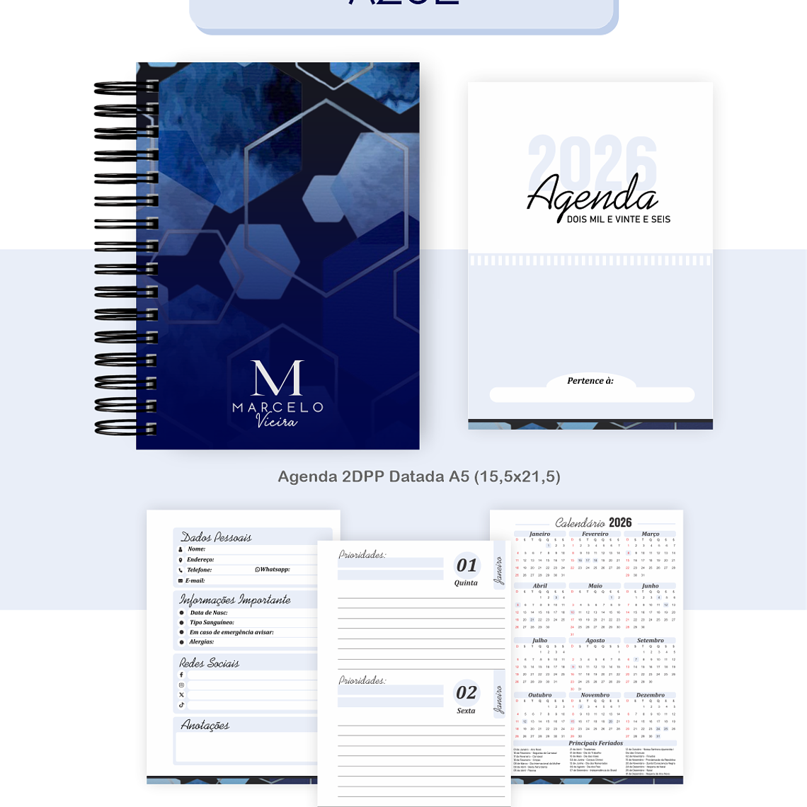 Arquivo Encadernação Coleção Masculina Azul 2026 - Pamella Vieira 4