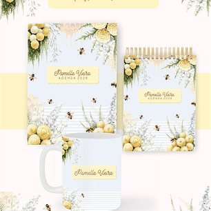 Arquivo Encadernação Coleção Abelhas 2026 - Pamella Vieira