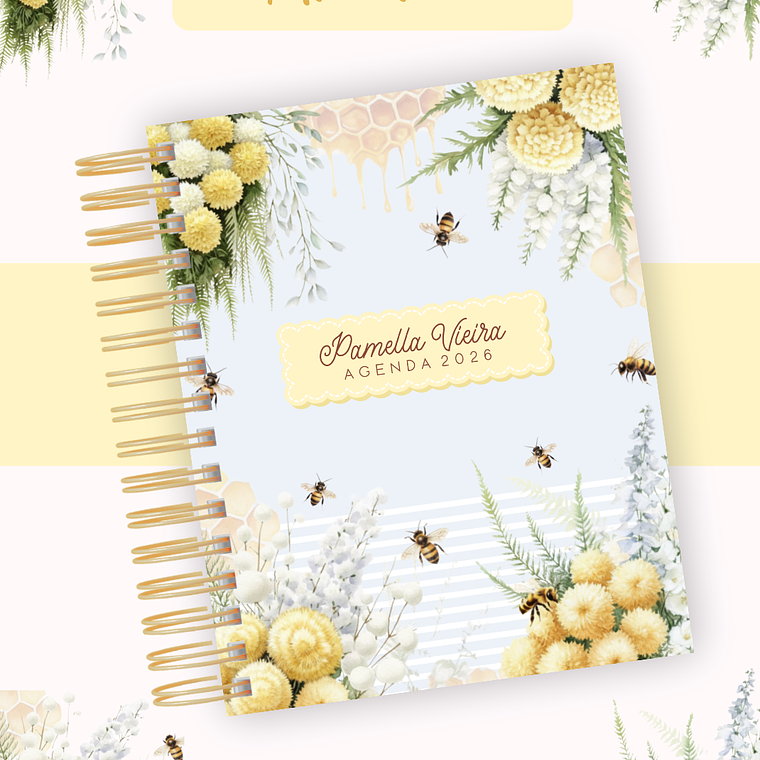 Arquivo Encadernação Coleção Abelhas 2026 - Pamella Vieira 6